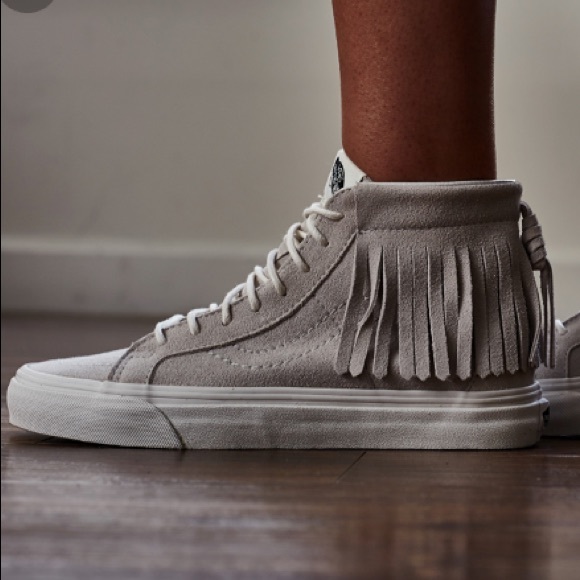 Vans deals fringe shoes